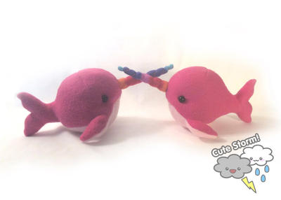 Gnarly narwhal plushies