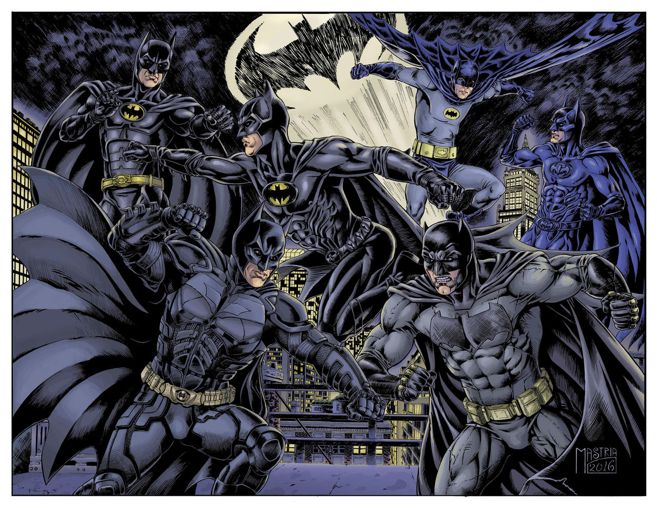 Batman Battle finished color