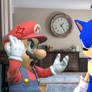 Mario and Sonic's argument