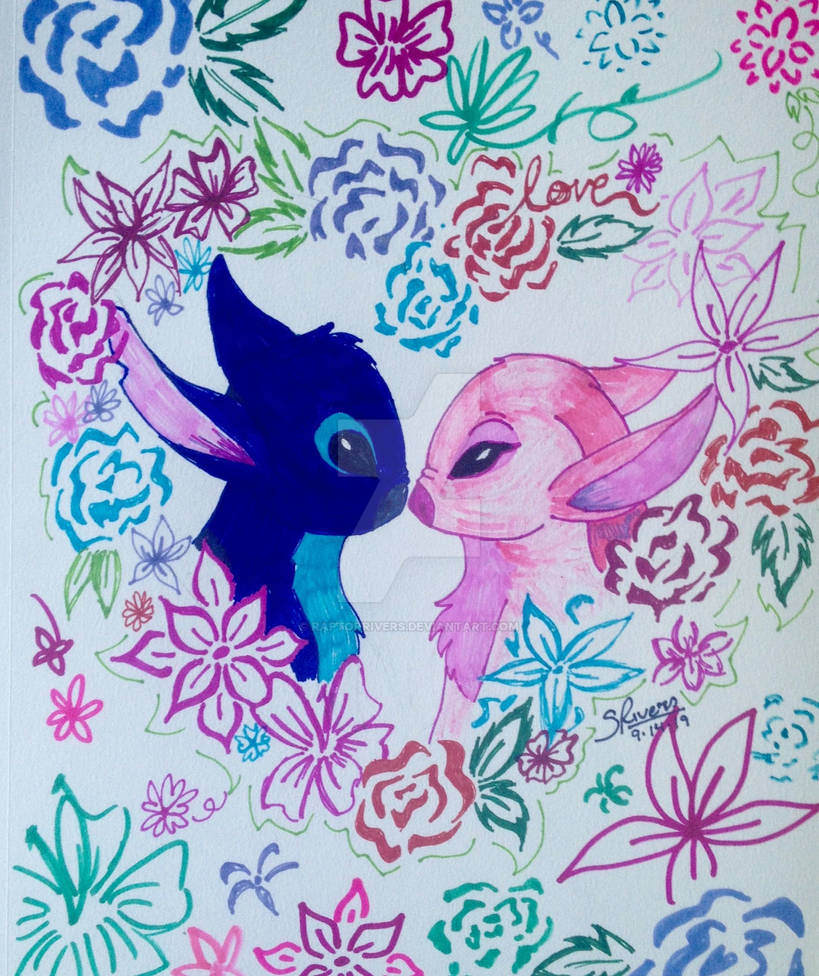 Stitch And Angel By RaptorRivers On DeviantArt stitch-and-angel-by-raptorrivers-on-deviantart