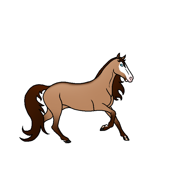 Red Dun running by LyricDaemon6 on DeviantArt