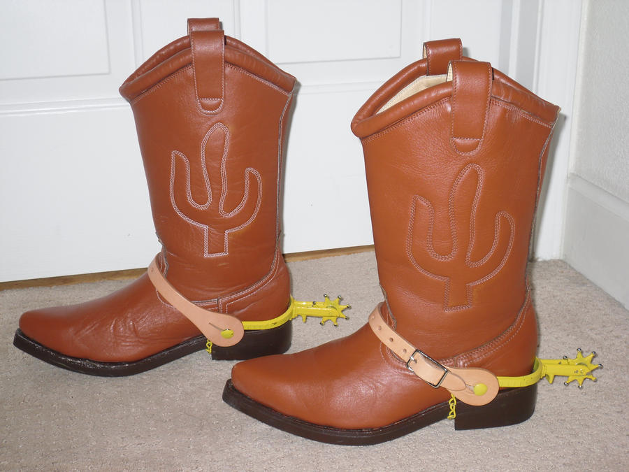 Toy Story Woody Boots with Spurs by animevegas on DeviantArt