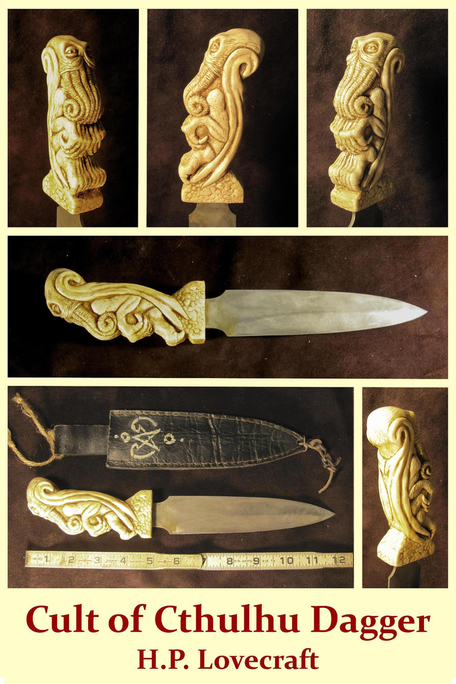 Cult of Cthulhu Dagger - H.P. Lovecraft
