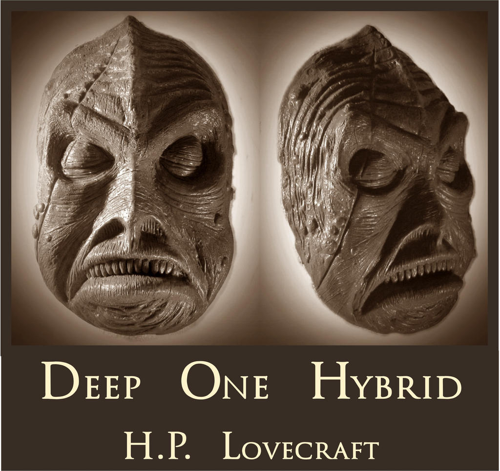 H.P. Lovecraft - Deep One Hybrid Death Mask