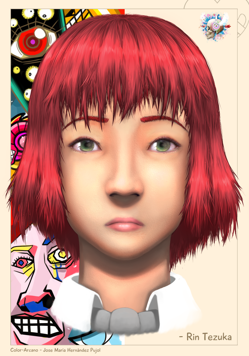 Retrato de Rin Tezuka