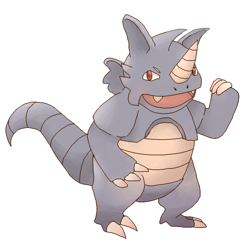 Rhydon Gotta Draw 'Em All by TAKOYAMA-SAN on DeviantArt