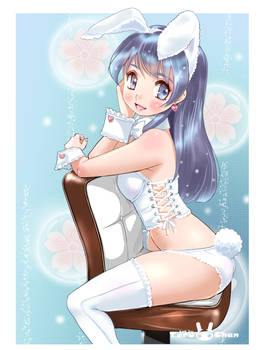 white bunny-chan