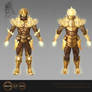 Radiant Armour Set Flat View