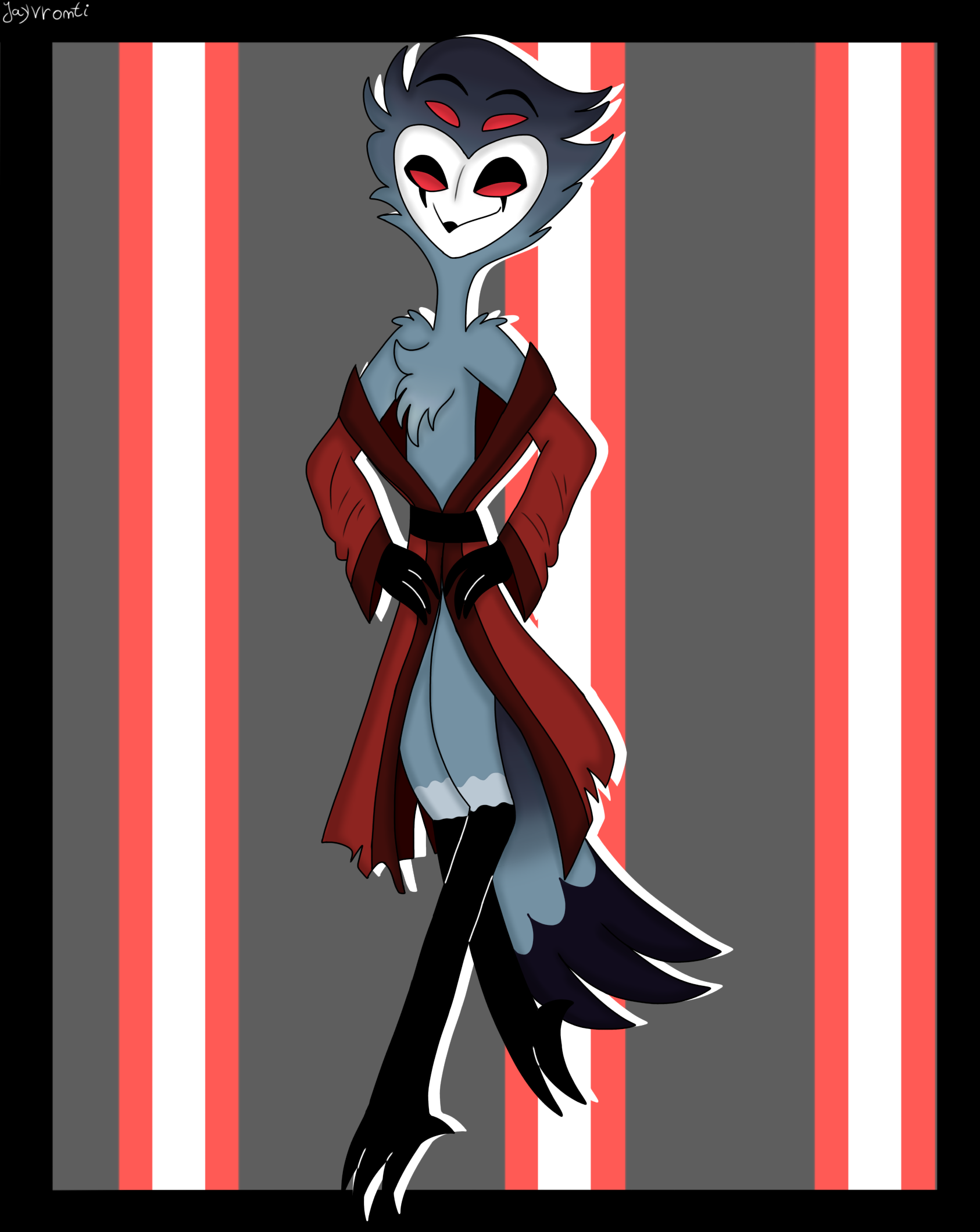 Stolas Robe Pfp Stolas in his robe by Jayvronti on DeviantArt