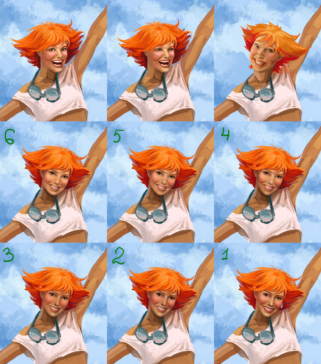 Variants of Ed. Cowboy bebop (wip) by Feael