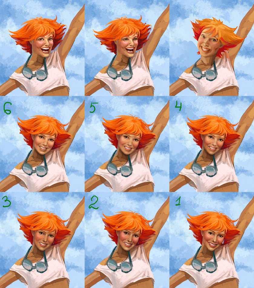 Variants of Ed. Cowboy bebop (wip) by Feael