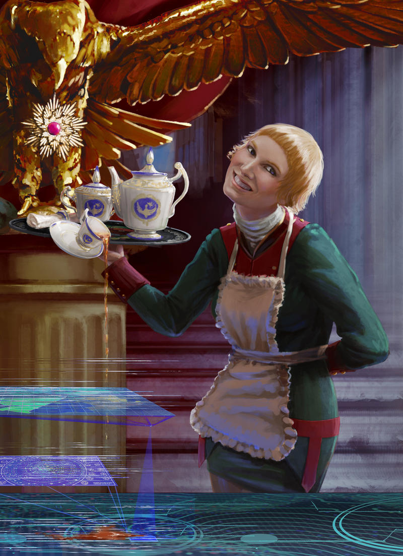 Spilled tea by Feael