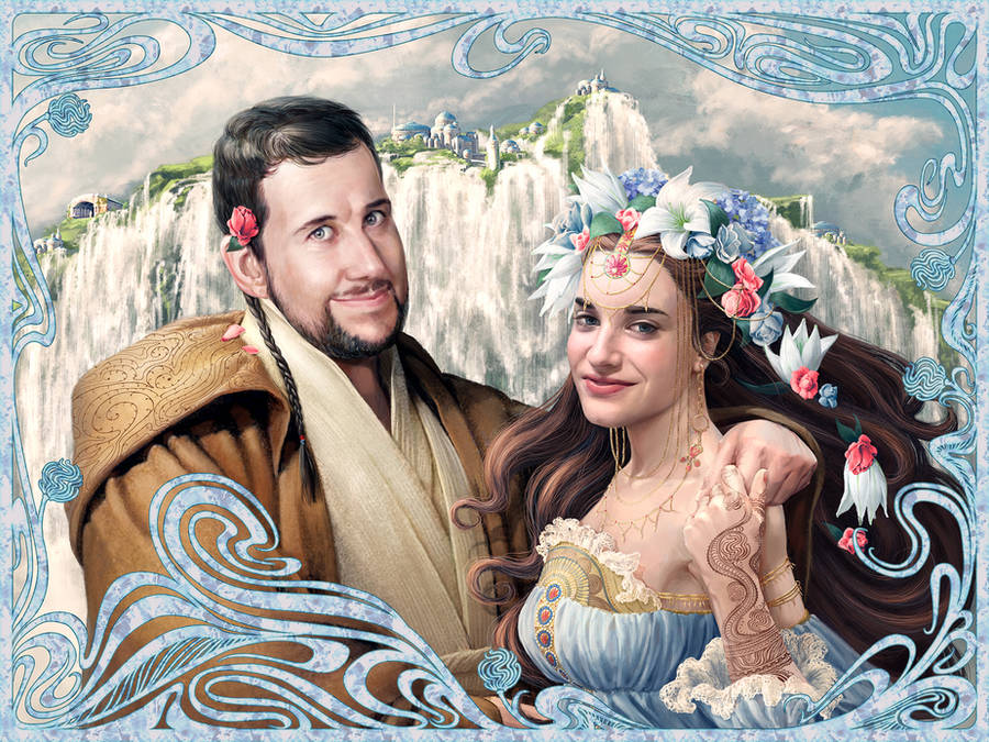 Portrait Enrique and Beatriz by Feael