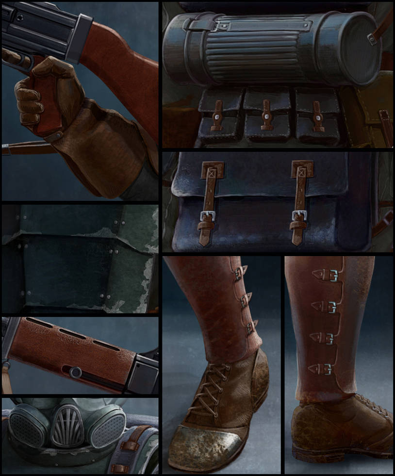 My fist concept art. 2017 (details) by Feael