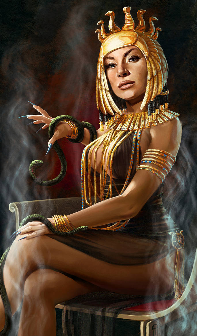 Priestess (Threads of Fate game art) by Feael