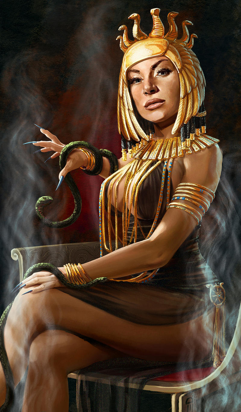 Priestess (Threads of Fate game art) by Feael
