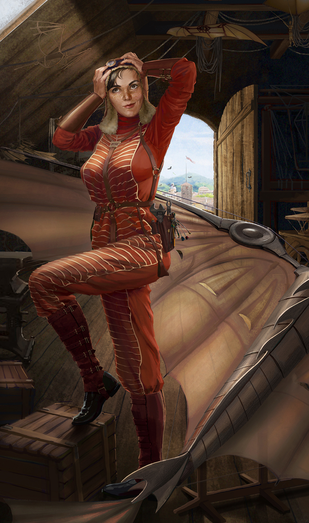 Inventor (Threads of Fate game art) by Feael