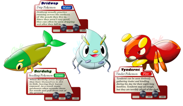 Starters Revealed!