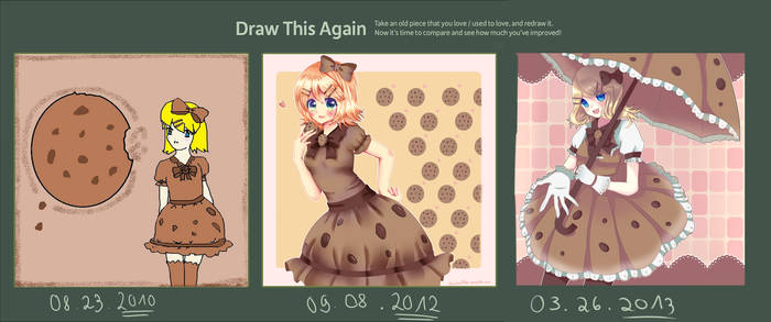 Draw this again (again): Cookie Rin by Luumies