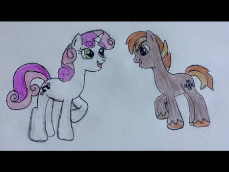 Sweetie belle and button mash grown up