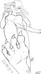 Axolotl Stomp [Sketch Commission] by EpicoArt
