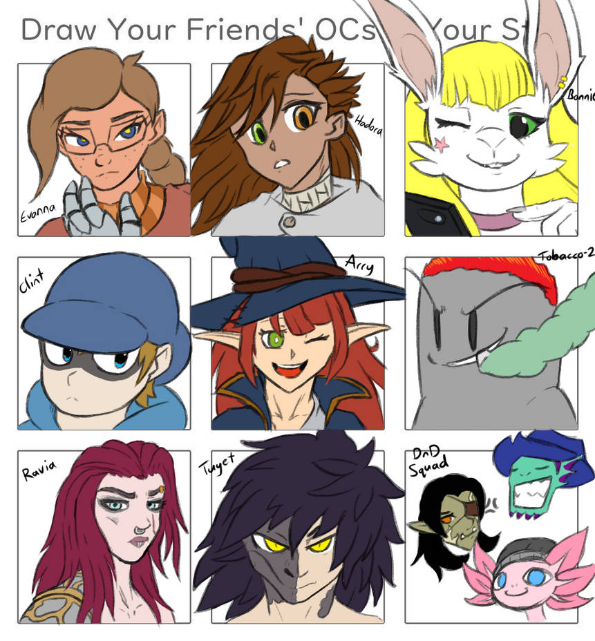 Draw Your Friends Ocs In Your Style By Mcdead11 On Deviantart Draw Your Friends Ocs In Your Style By Mcdead11 On Deviantart