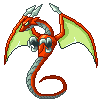 Pixel art - Magma Dragon