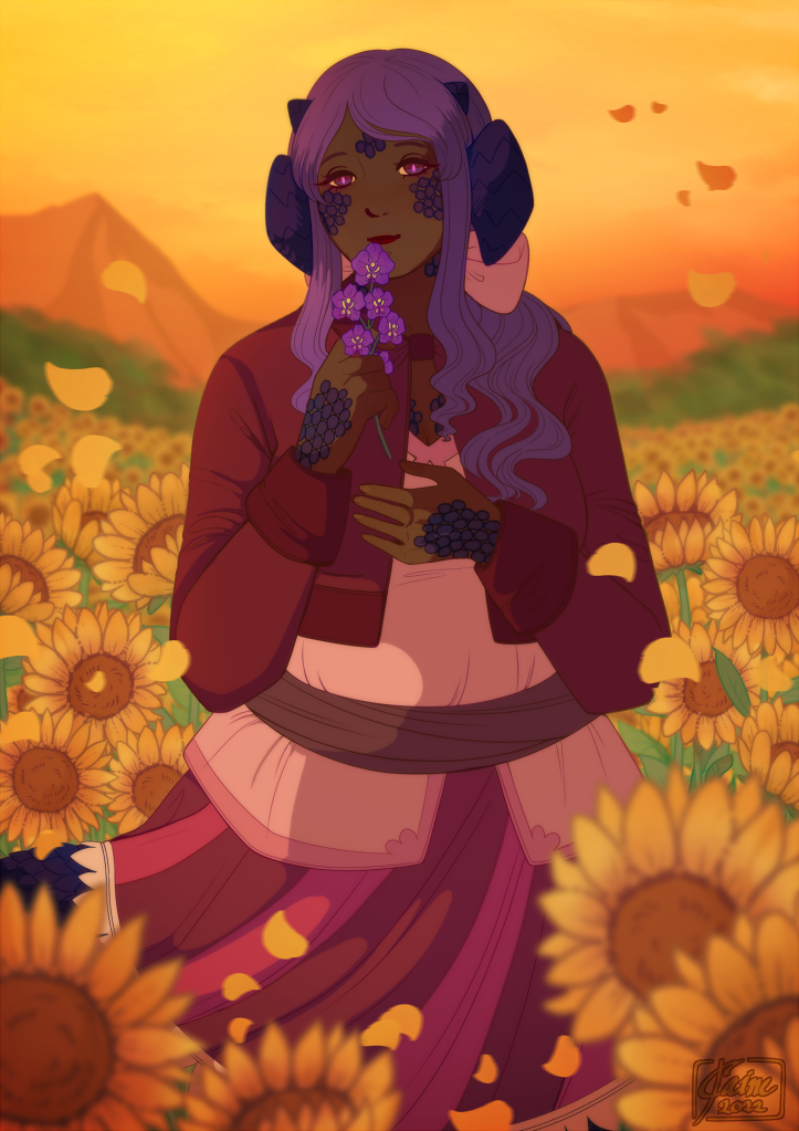 amongst the sunflowers