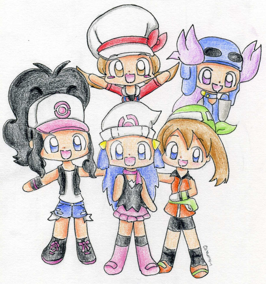 Pokemon Girls By Mushroom Cookie On DeviantArt pokemon-girls-by-mushroom-cookie-on-deviantart