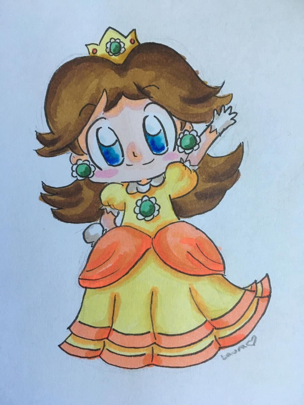 Princess Daisy by Mushroom-Cookie on DeviantArt