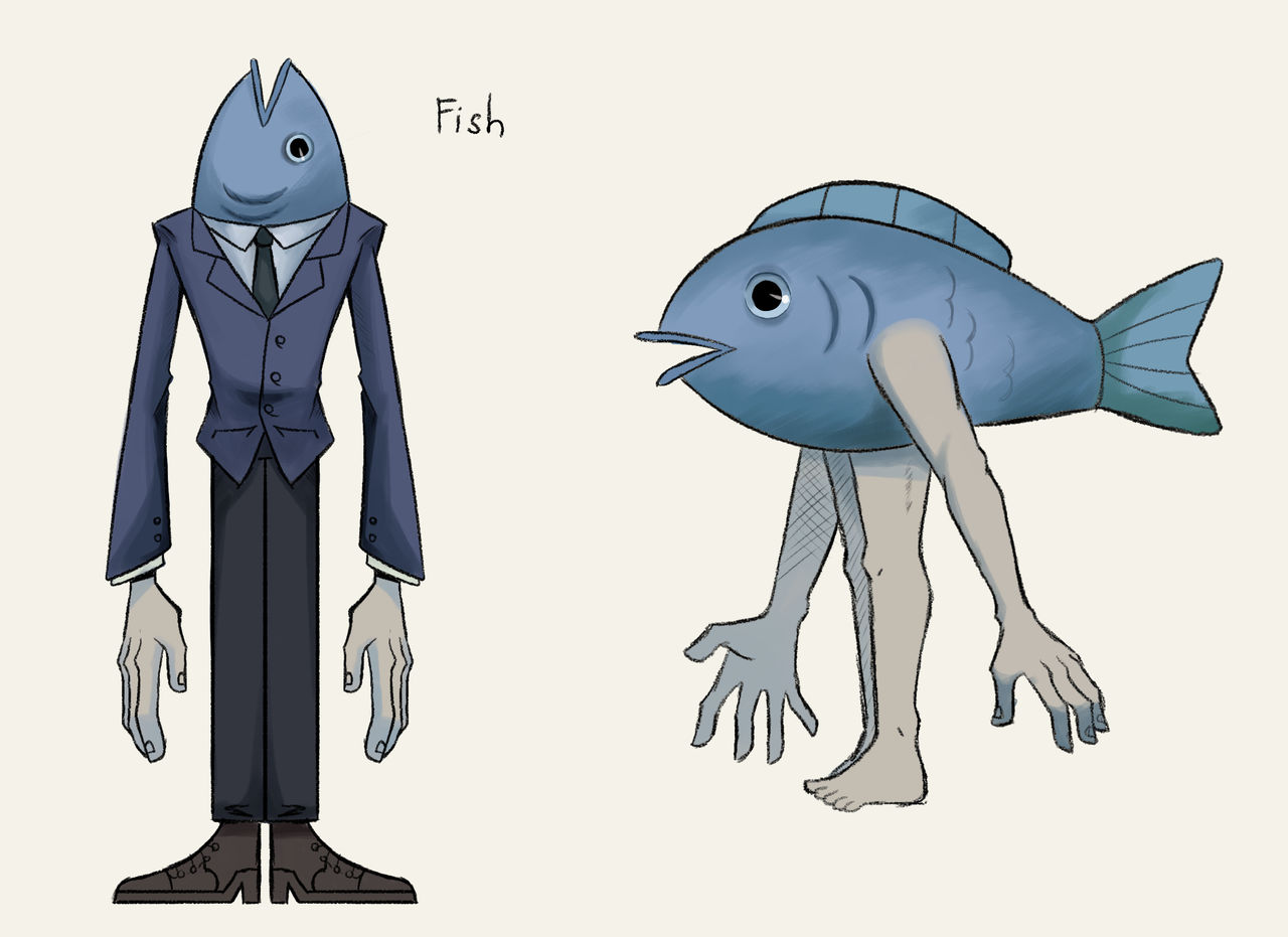 Anoymouse Fish Fish by blackbom206 on DeviantArt