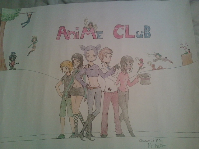 anime club poster