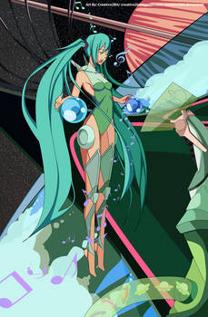 VOCALOID: Miku Poster (Gone with the Music)