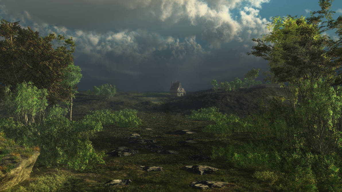 Far Away House by tonixus on DeviantArt