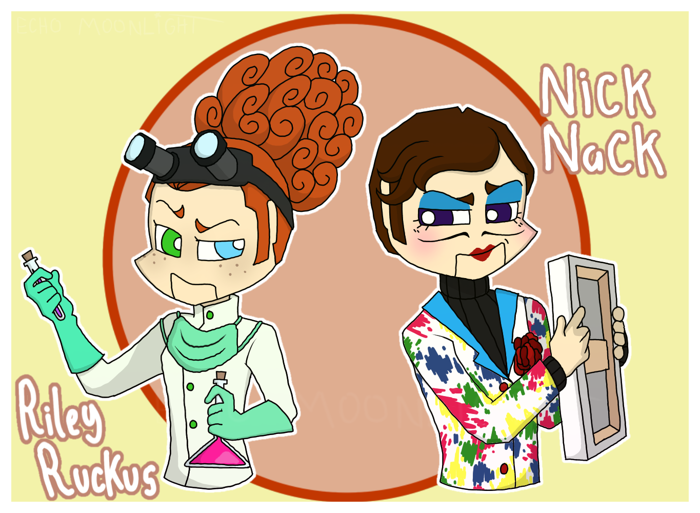 Hello Riley Hello puppets fanart || featuring Riley and Nick by echoloh on DeviantArt