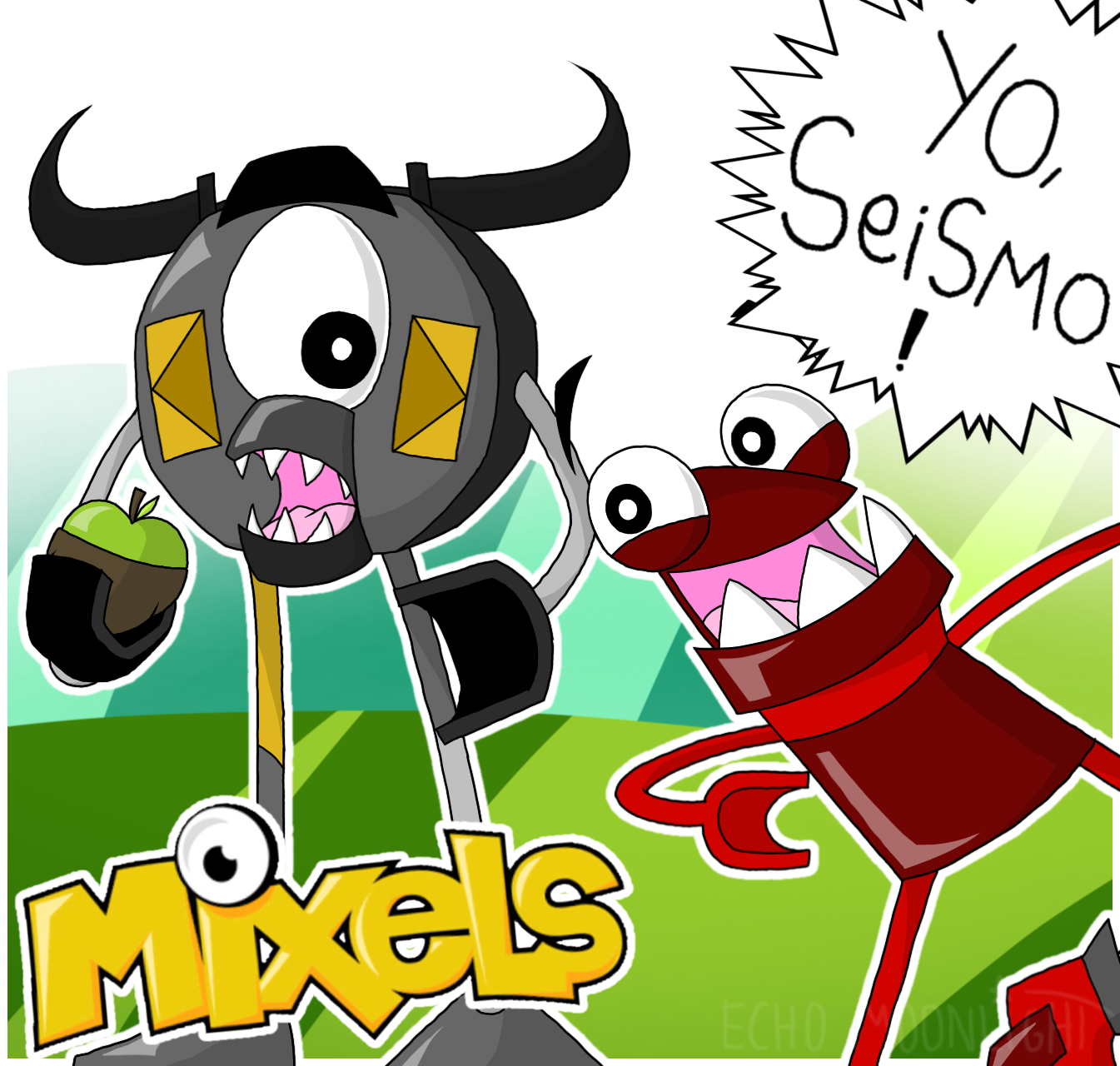 Does anyone still remember mixels? || fanart by echoloh on DeviantArt