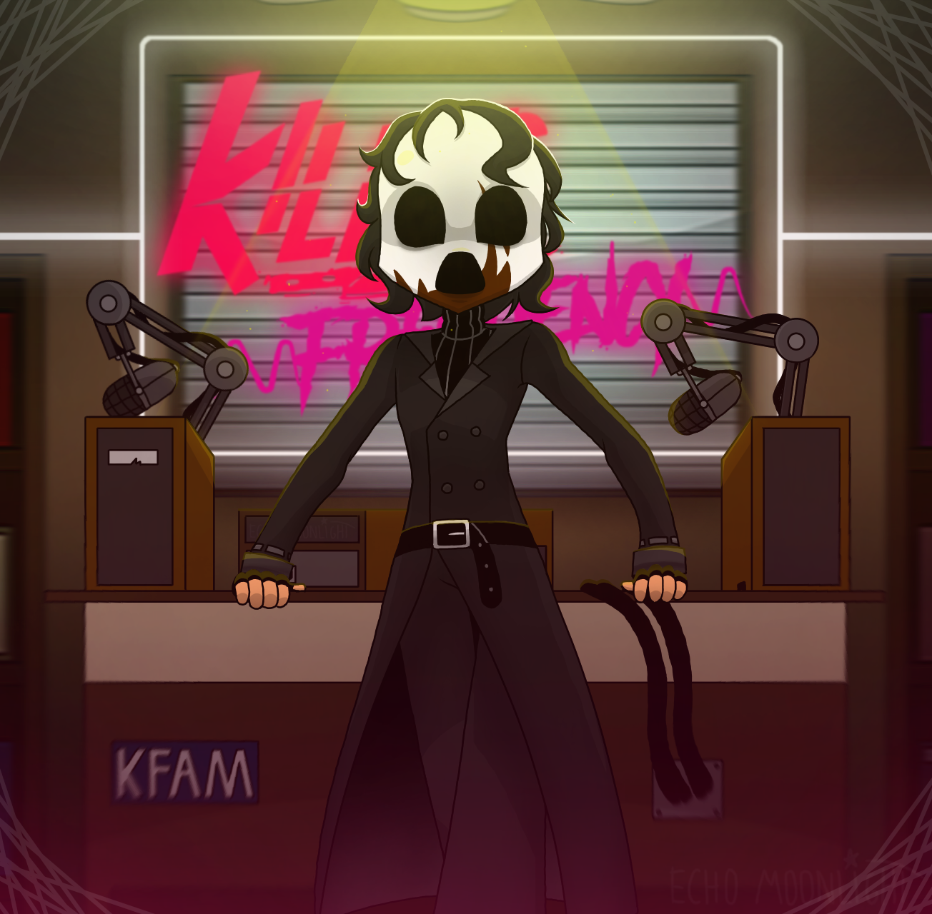 KILLER FREQUENCY The Whistling Man fanart by echoloh on DeviantArt
