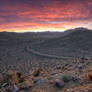 Sunrise Over Emigrant Canyon Road