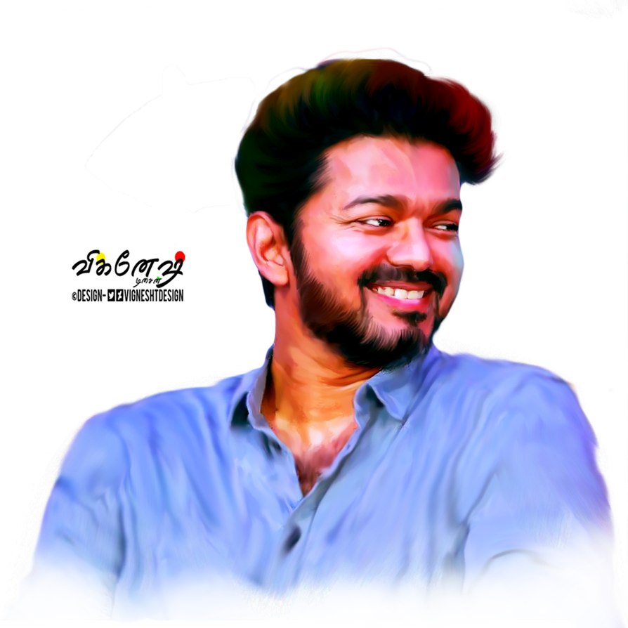 vijay digital art png image by VigneshTDesign on DeviantArt