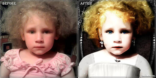 Claudia. Before - after.