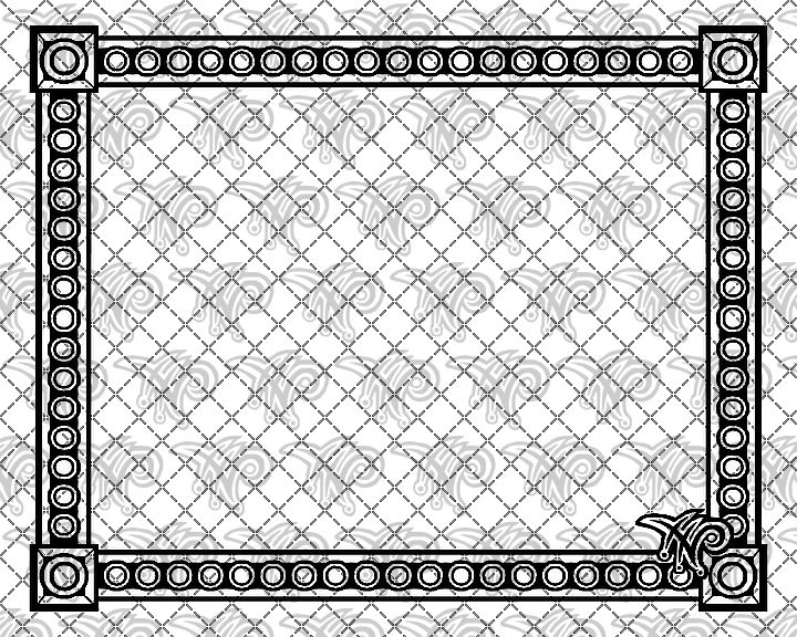 Gothic Rectangle Frame 10x8 by EvergreenWolf002 on DeviantArt