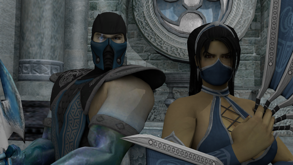 Pick your team: Kitana and Sub-Zero