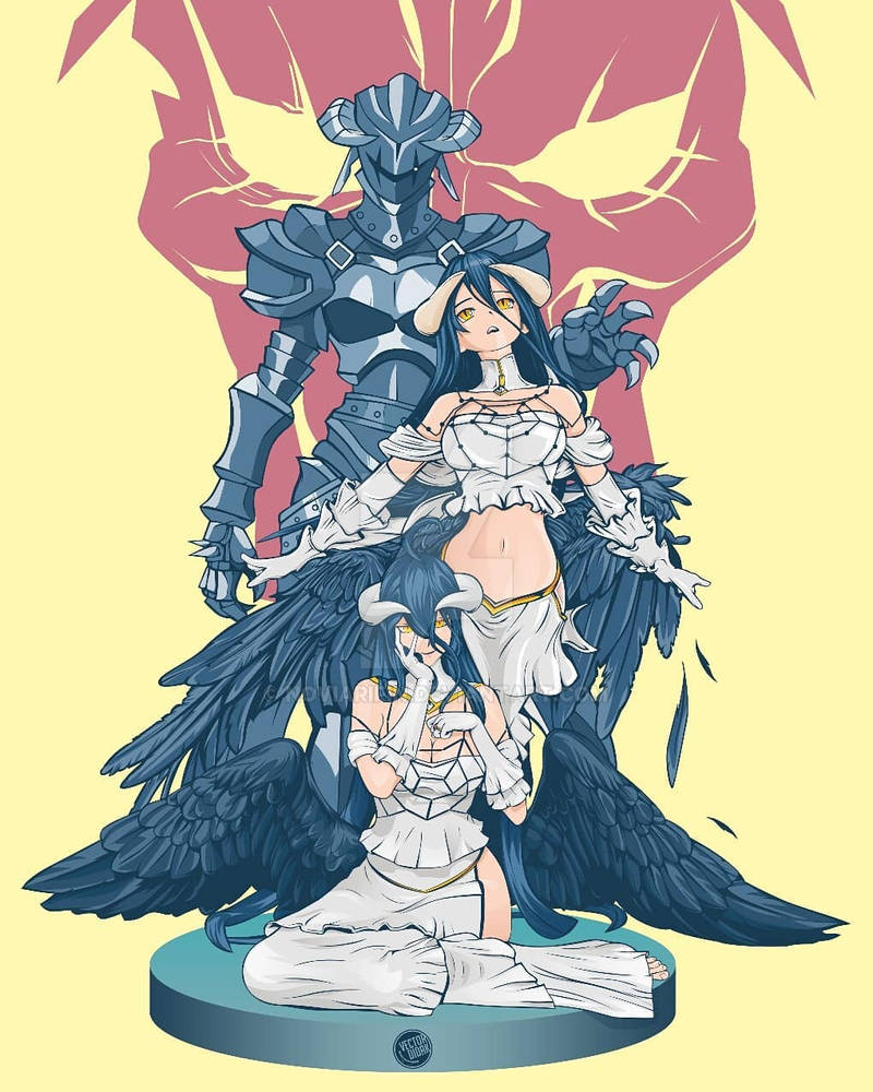 Albedo From Anime Overlord by noviarifin on DeviantArt Albedo From Anime Overlord by noviarifin on DeviantArt