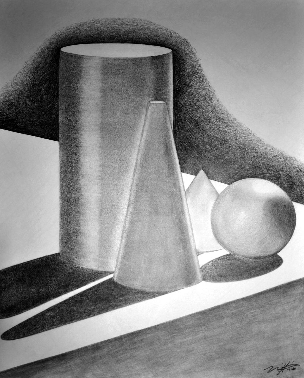 Still Life: Shapes by left-coast-mon on DeviantArt
