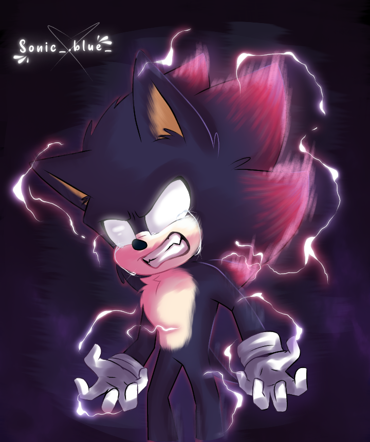Dark Sonic by artsonx on DeviantArt