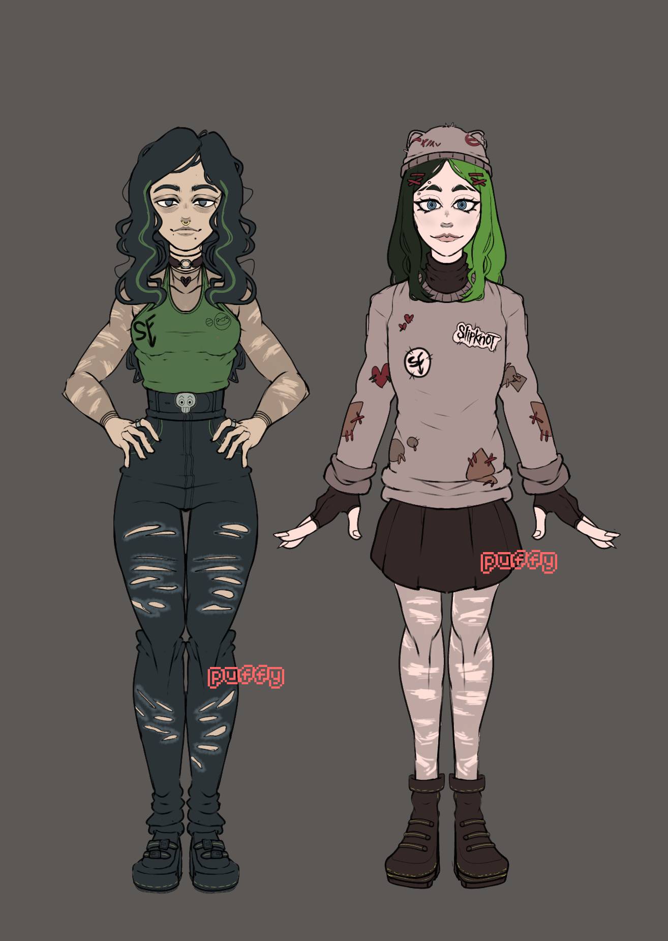 Me and my best friend in the Sally Face Universe!