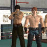 3 shirtless Tekken guys !!!