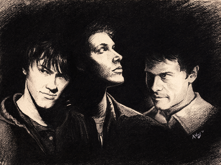 Sam, Dean and Cas