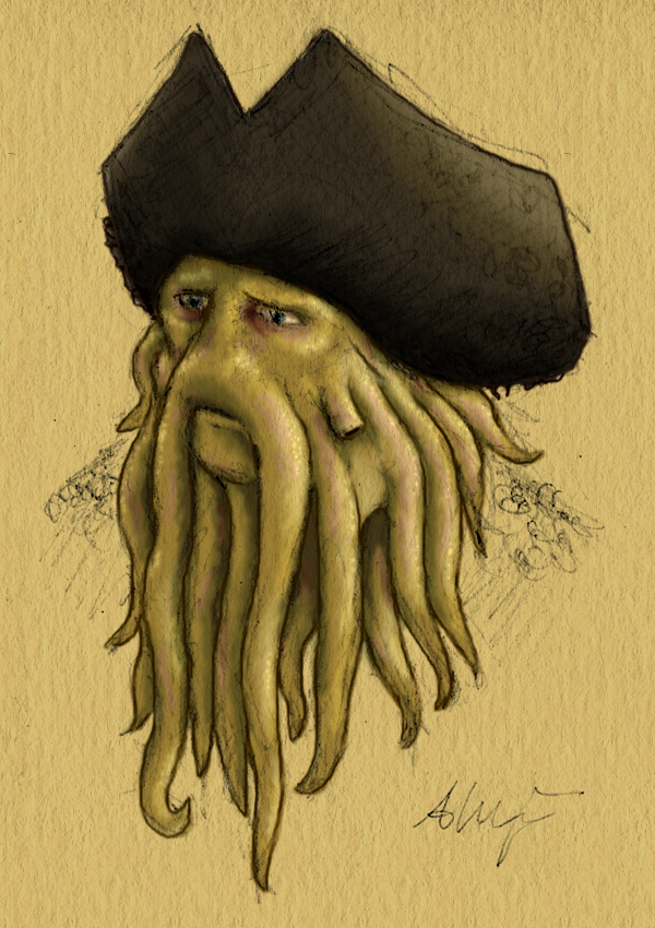 Davy Jones - coloured