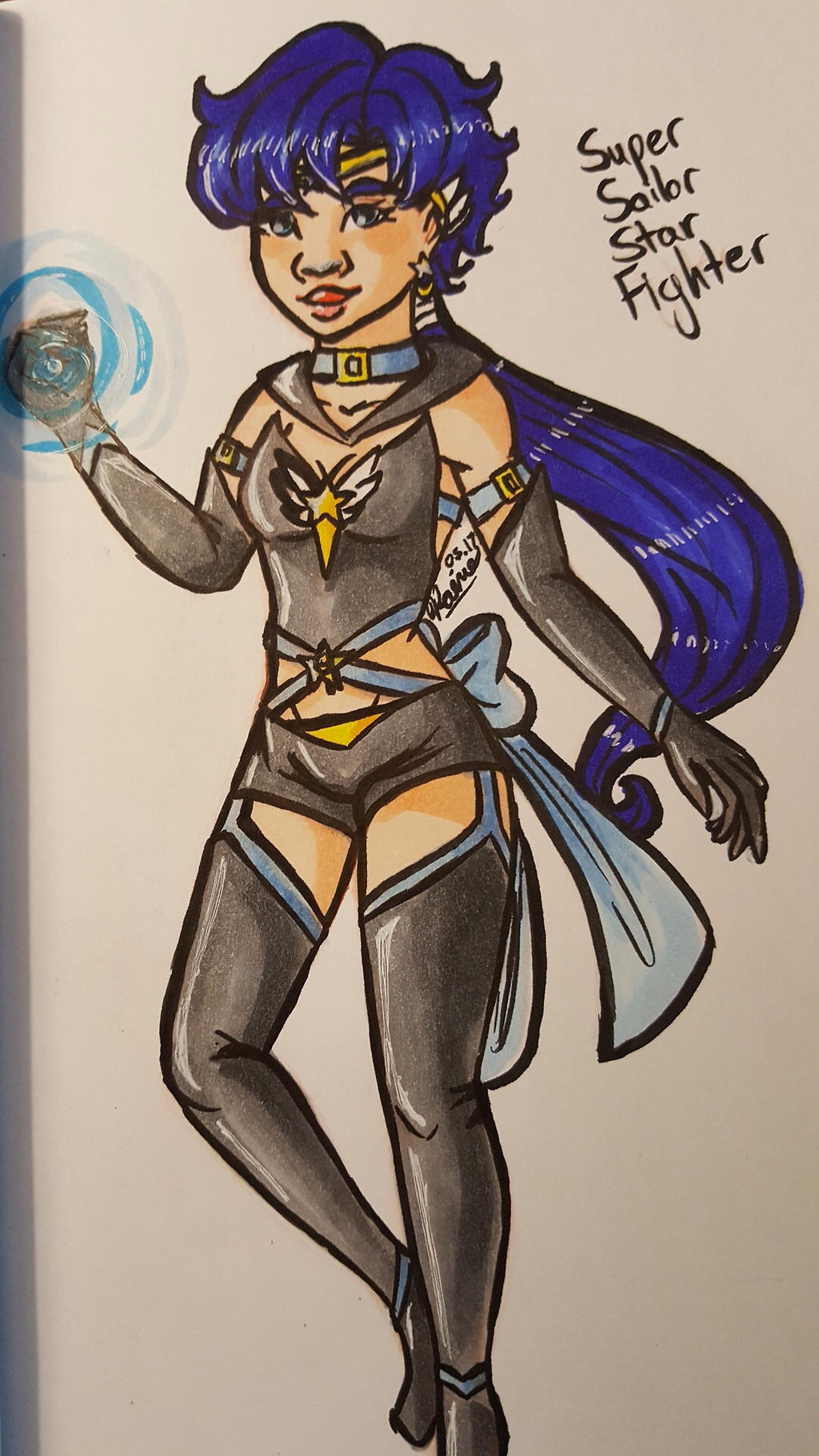 Sailor Raine Sailor Star Fighter Redesign by raine-diamond on DeviantArt